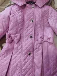 Куртка-пальто для дівчинки 128