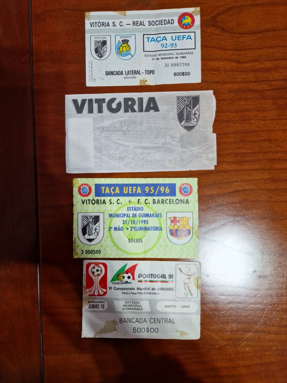Bilhetes Vitória Sport Club - Competições Europeias