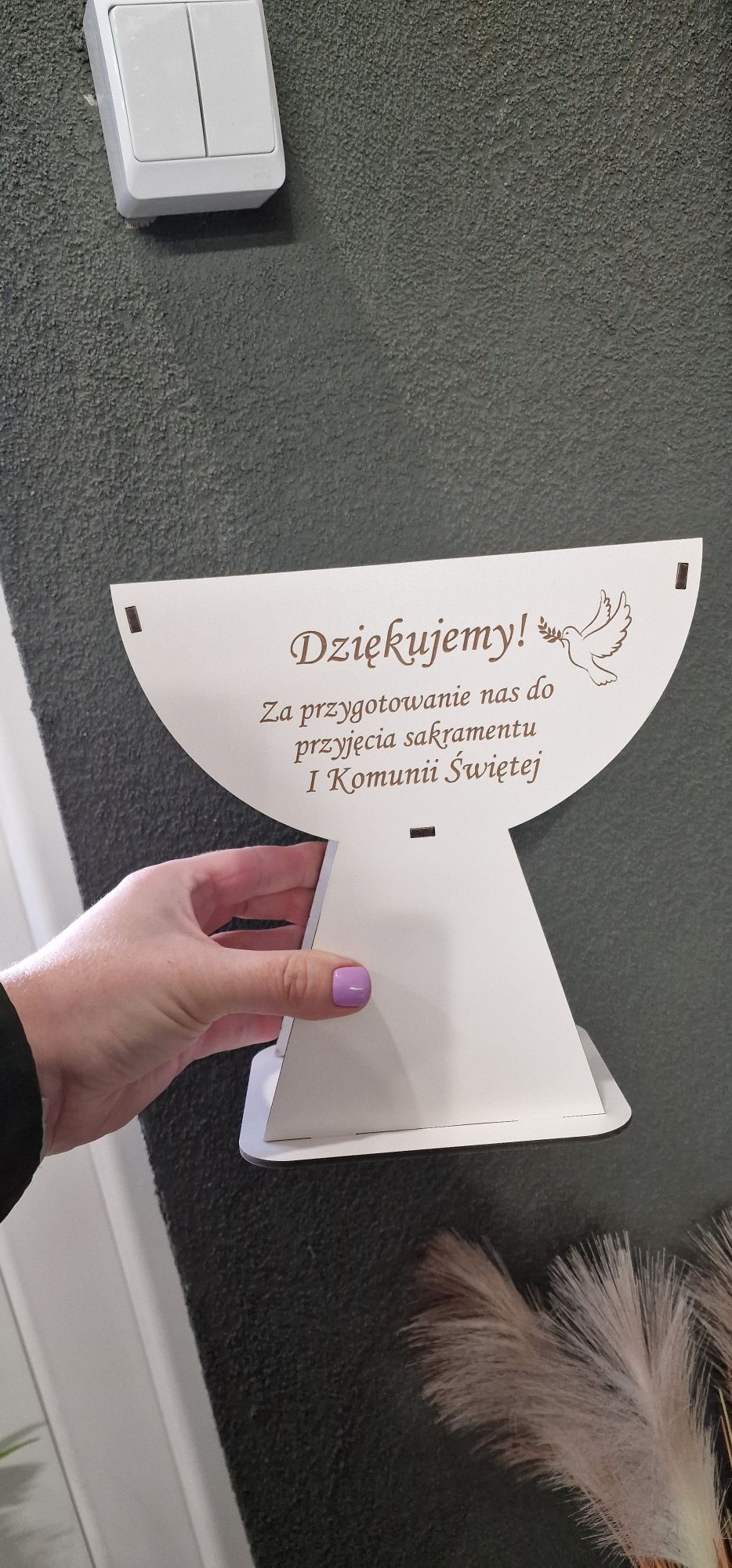 Box kielich komunijny na słodycze