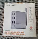 Хаб , док-станция HYPER HyperDrive GEN2 10-in-1 USB-C Docking Station