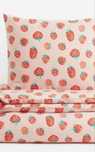 H&M Home posciel truskawki