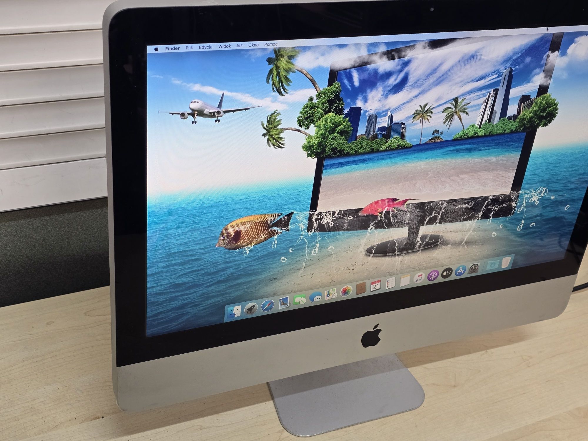 Komputer Apple iMac 21,5' Dysk SSD 8GB RAM  2x3.06Ghz 100% Sprawny