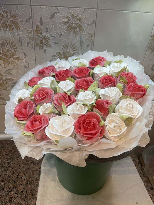 Зефирные букеты
