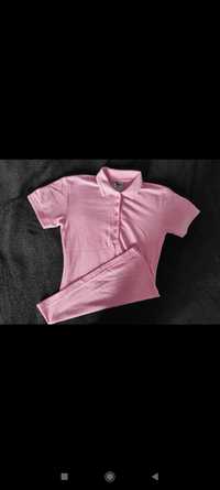 Koszulka polo różowa