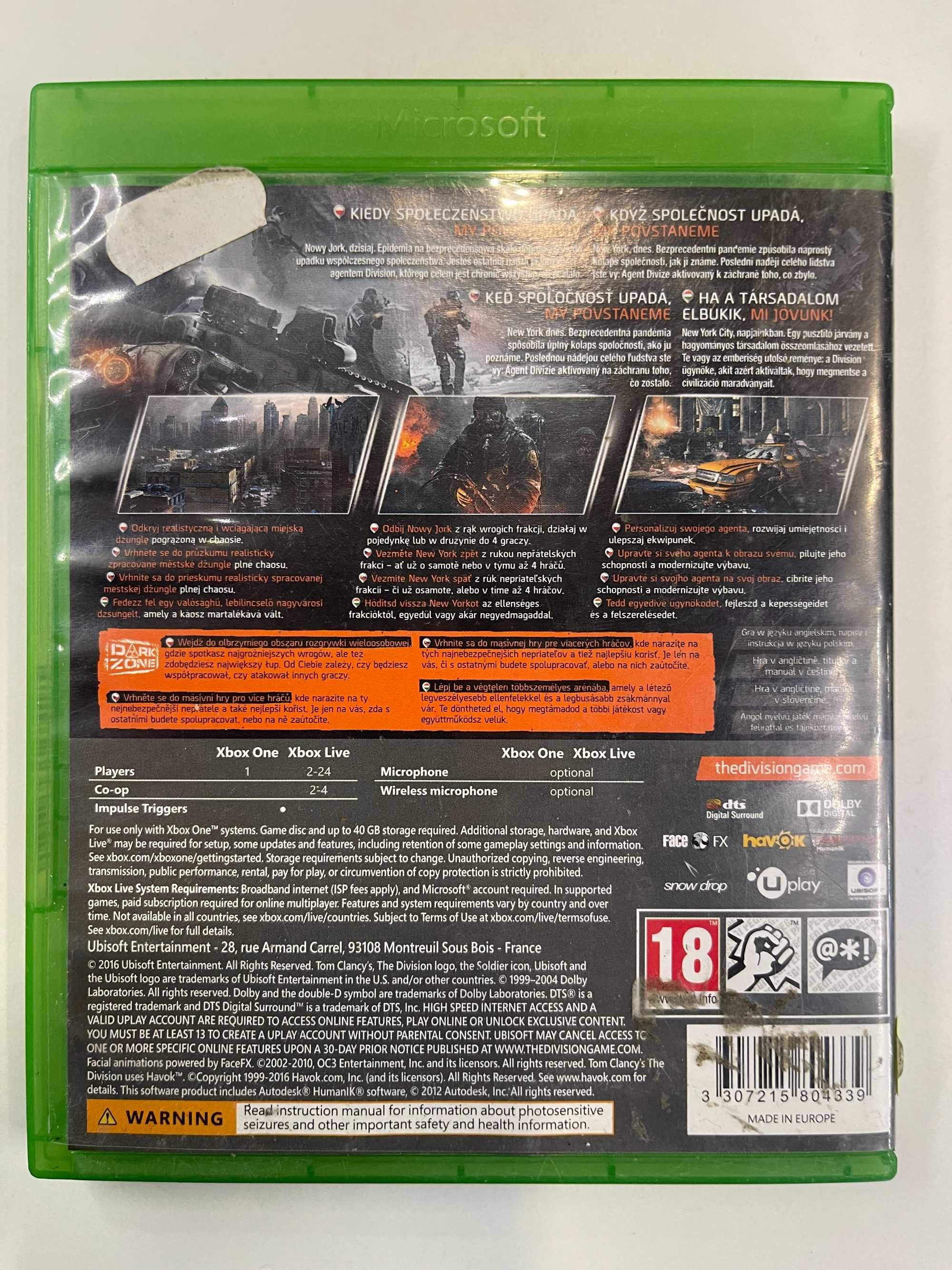 Tom Clancy's The Division Xbox One