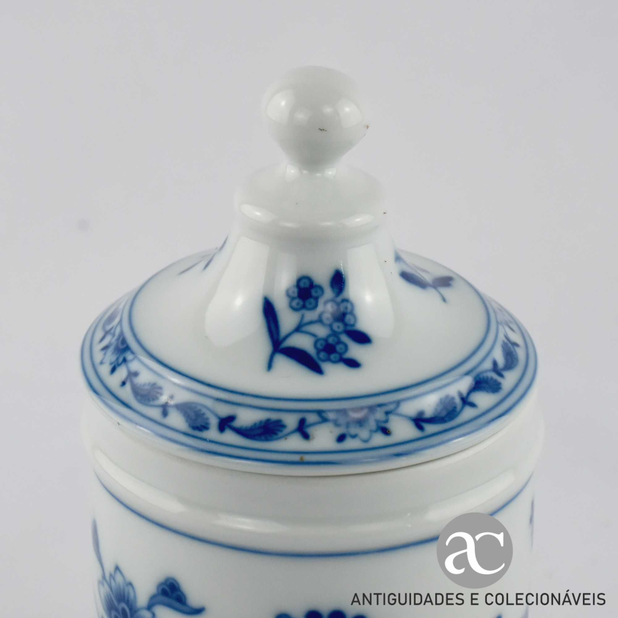 Potiche porcelana Vista Alegre, decoração Margão