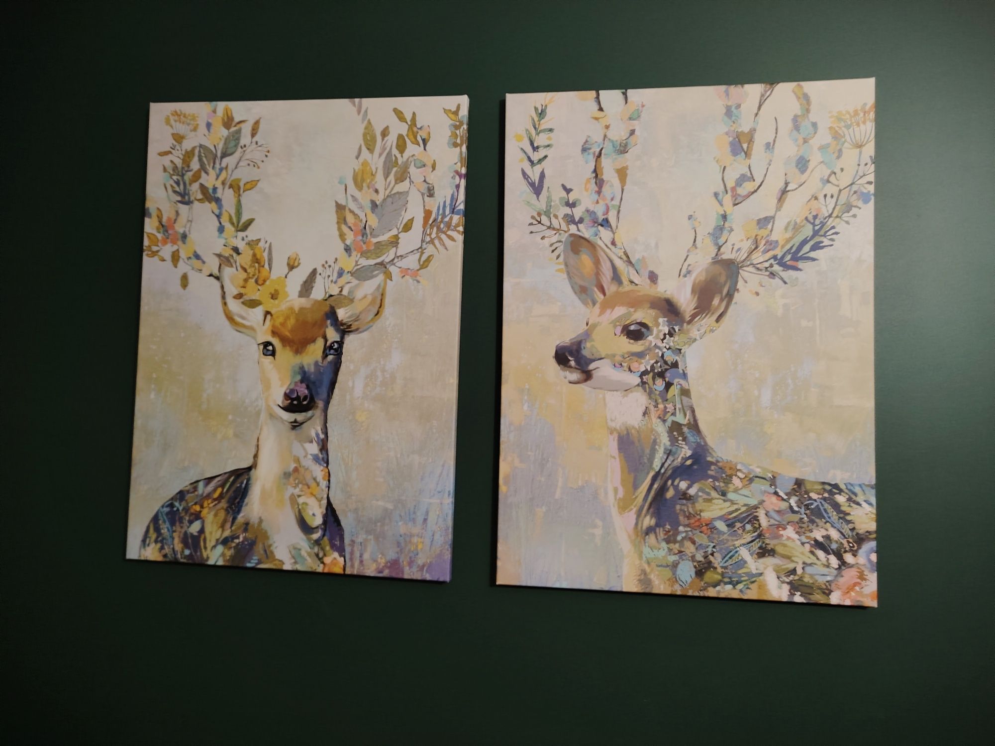 Zestaw obrazów Ikea Jelenie