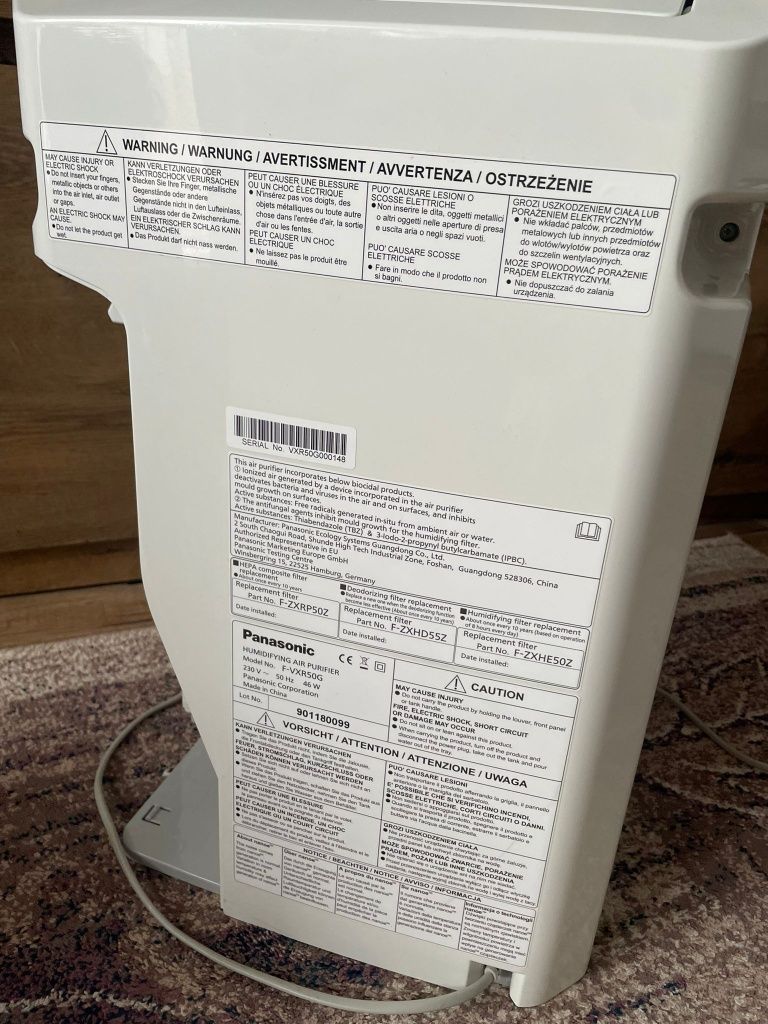 Oczyszczacz nawilżacz powietrza Panasonic F-VXR50G