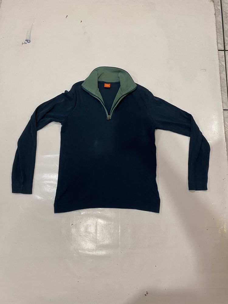 Bluza Hugo Boss męska,sweter zip 3/4 roz,M 46/48,s