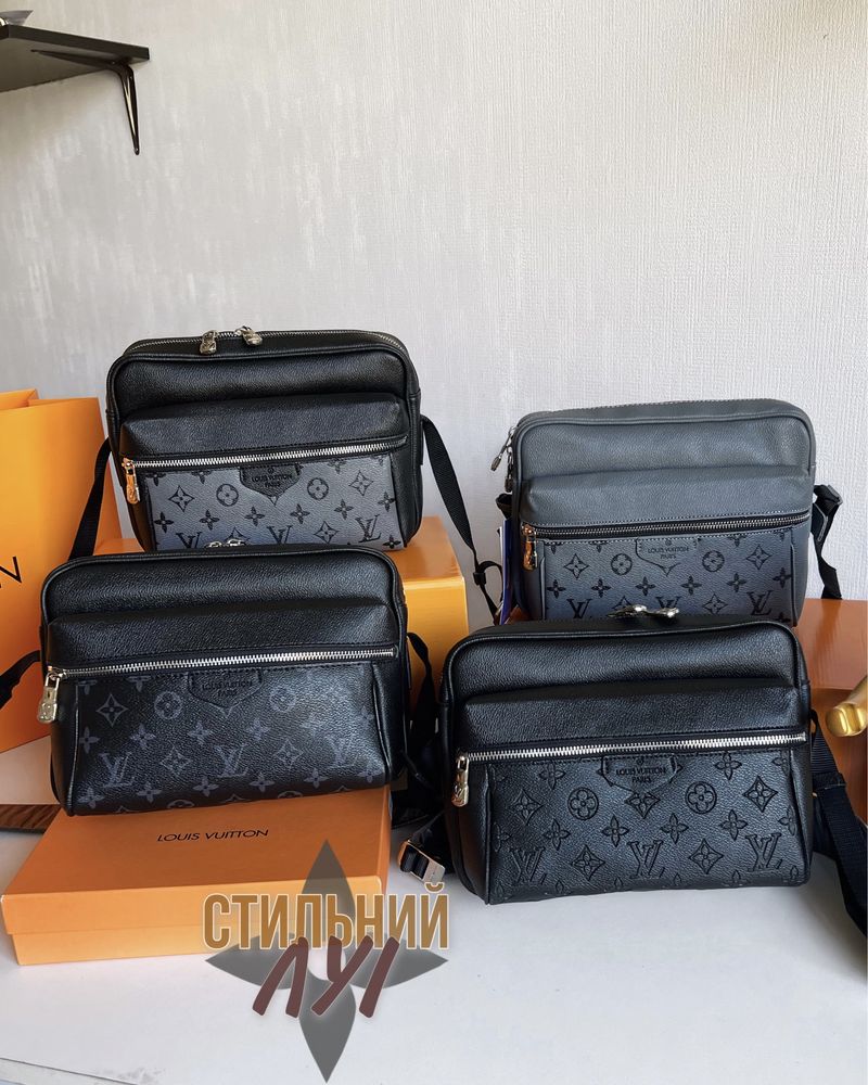 Сумка барсетка мессенджер чоловіча Louis Vuitton  мужская Луи Витон LV