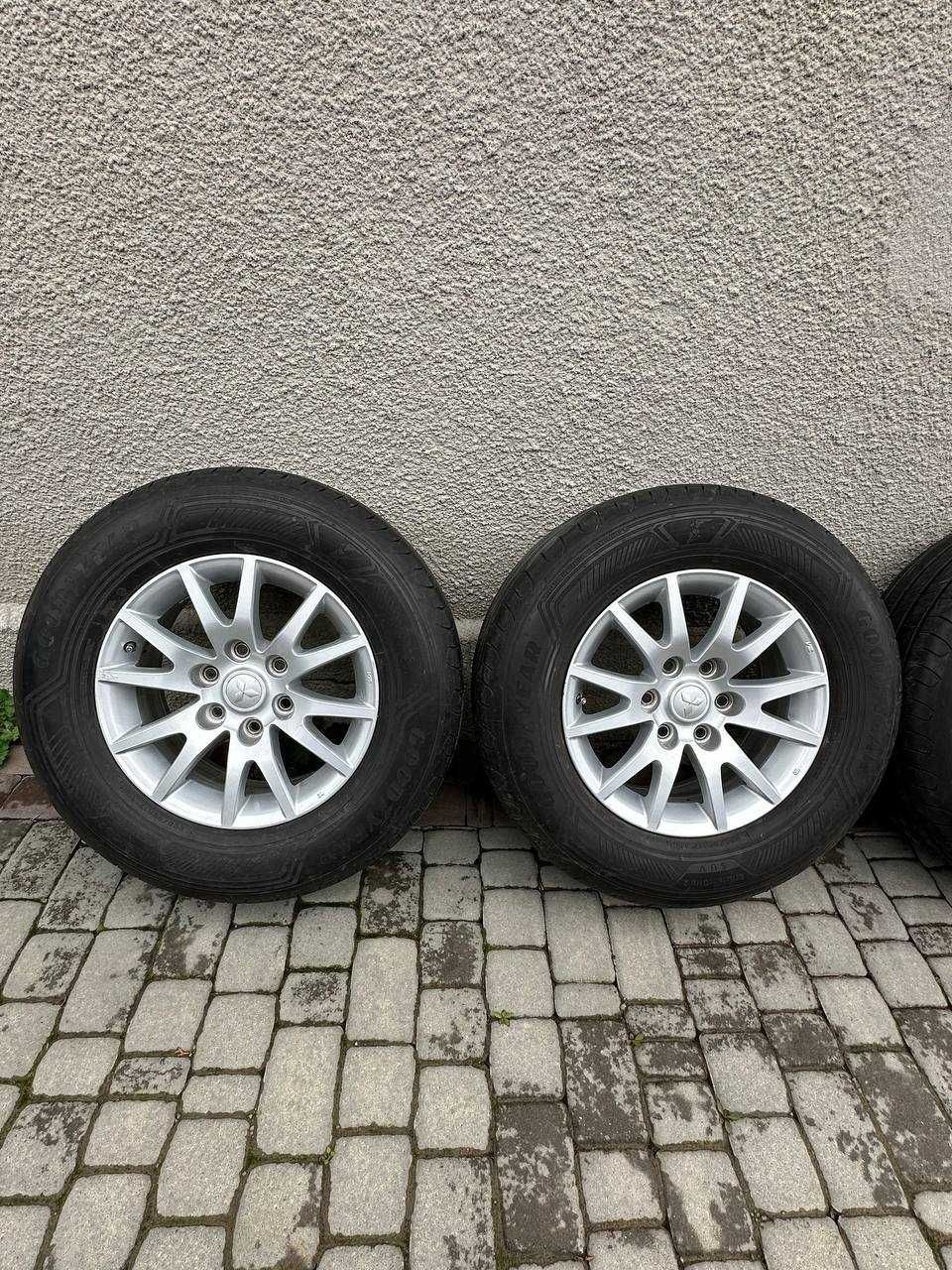 Комплект резини Goodyear EfficientGrip2 SUV 265.65.17.Диски MITSUBISHI