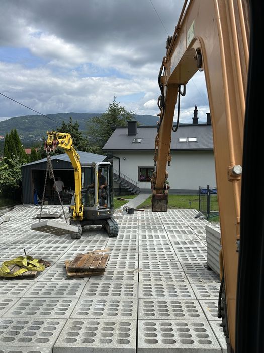 Transport wywrot HDS koparki uslugi