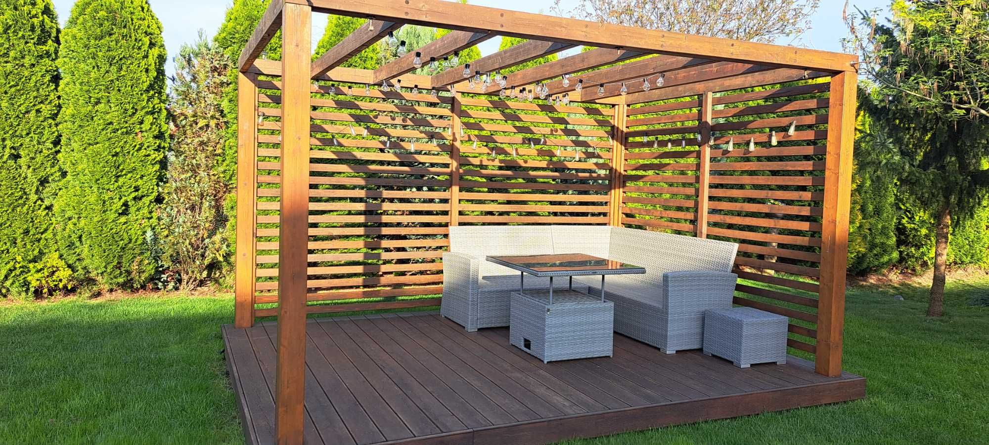 Pergola ogrodowa drewniana - Używana