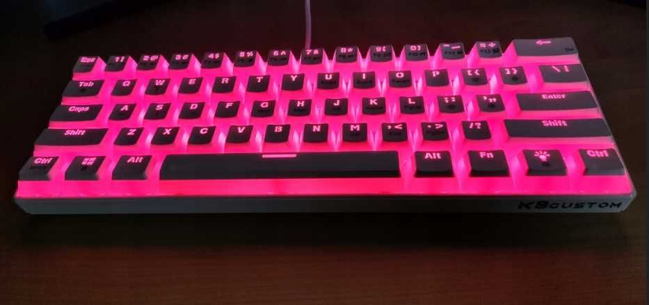 KLAWIATURA GAMINGOWA podświetlana klawiatura mechaniczna LED RGB