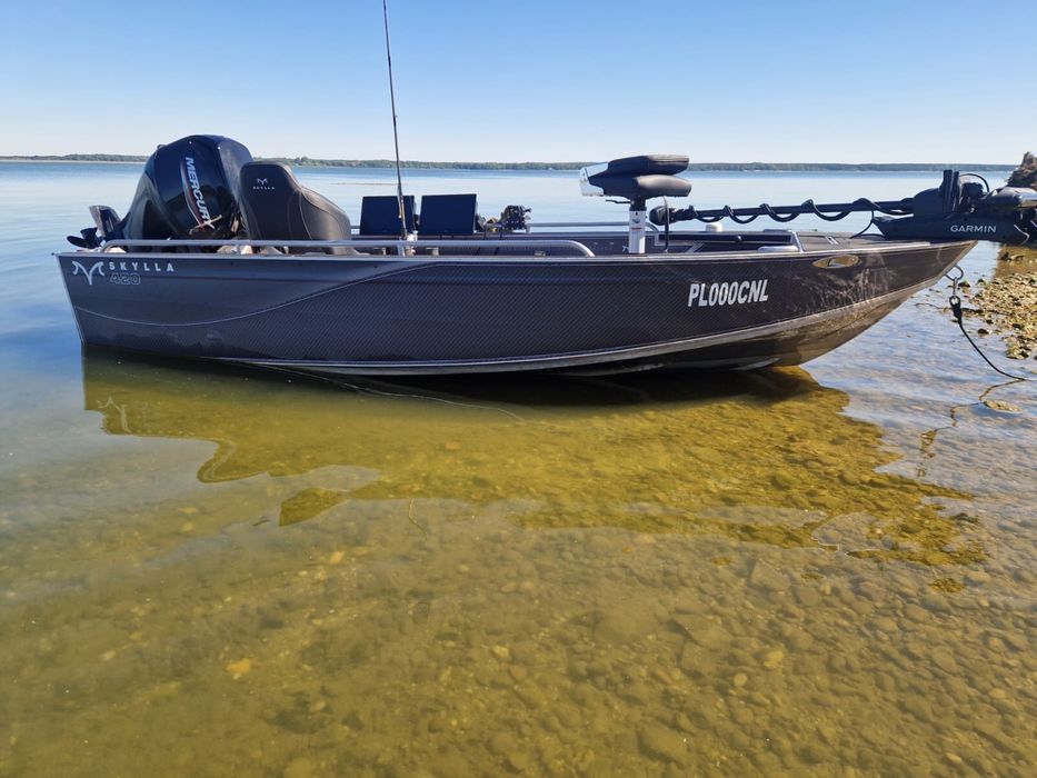 Łódź motorowa Skylla 420 , Mercury 60 , Przyczepa