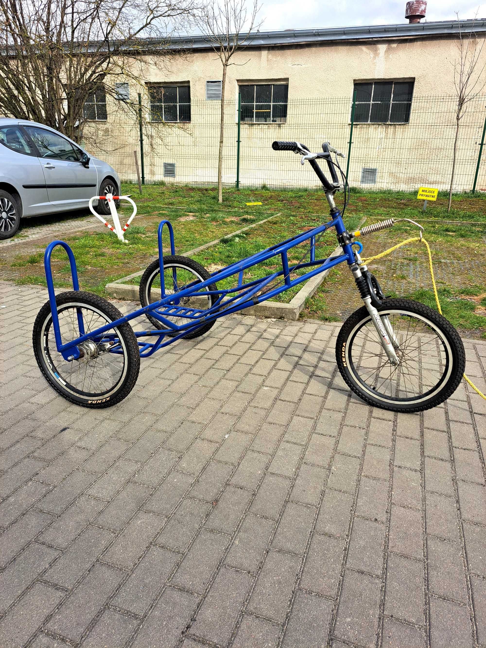 Wózek trzy kołowy do psiego zaprzęgu