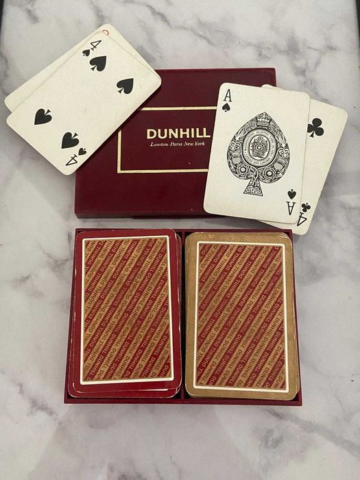 Baralhos Dunhill de Cartas com Caixa