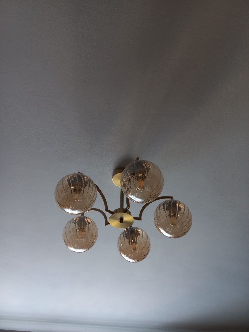 Nowoczesna lampa sufitowa 5 punktowa
