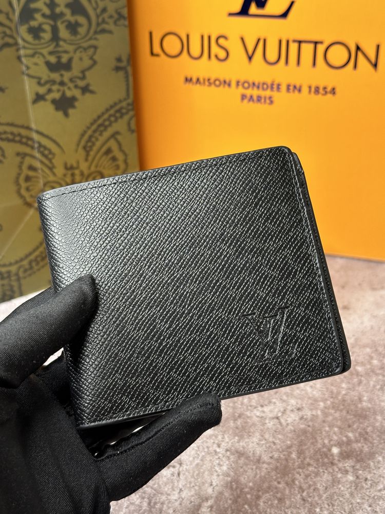 Мужские кошельки Louis Vuitton чоловічі гаманці Луі Вітон LV ЛЮКС