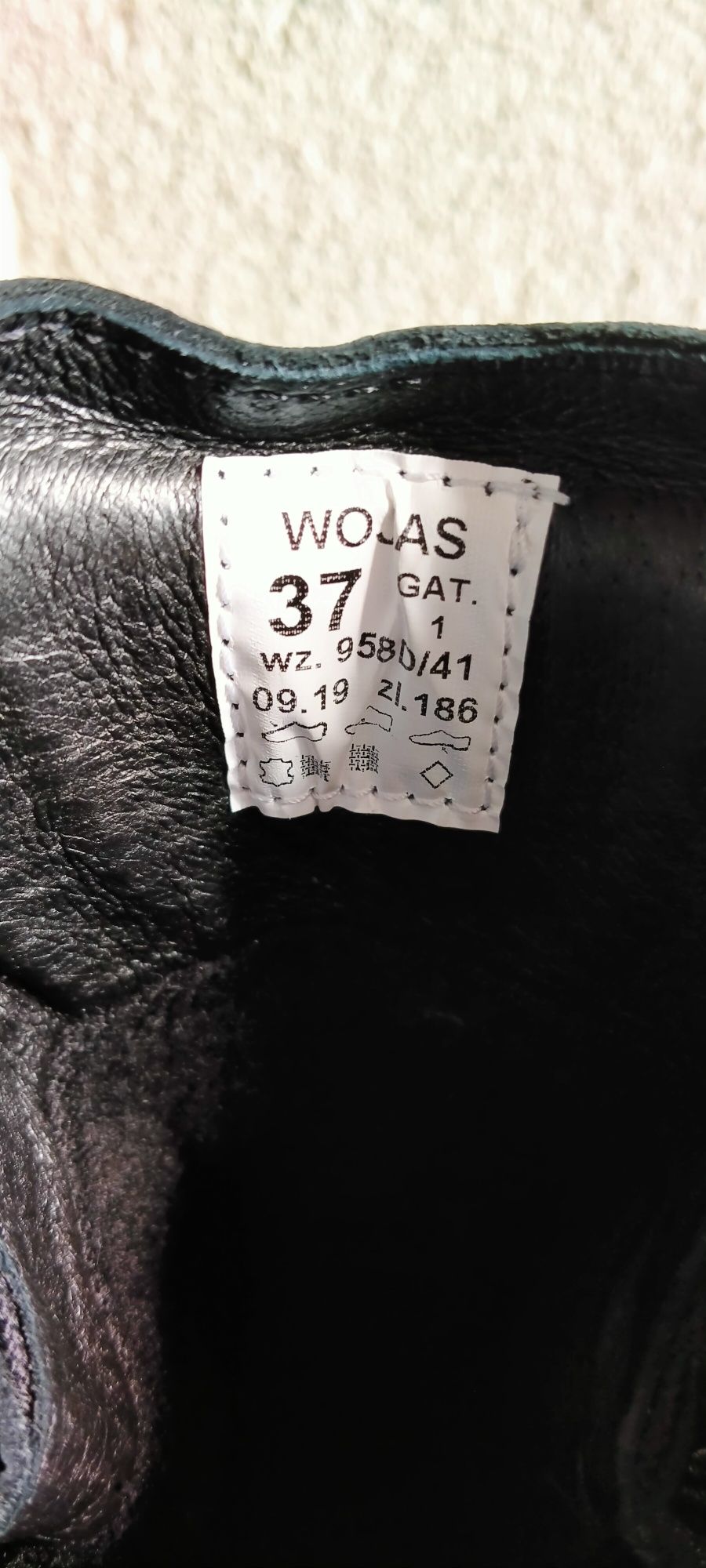 Buty taktyczne wojskowe trekingowe Wojas rozmiar 37