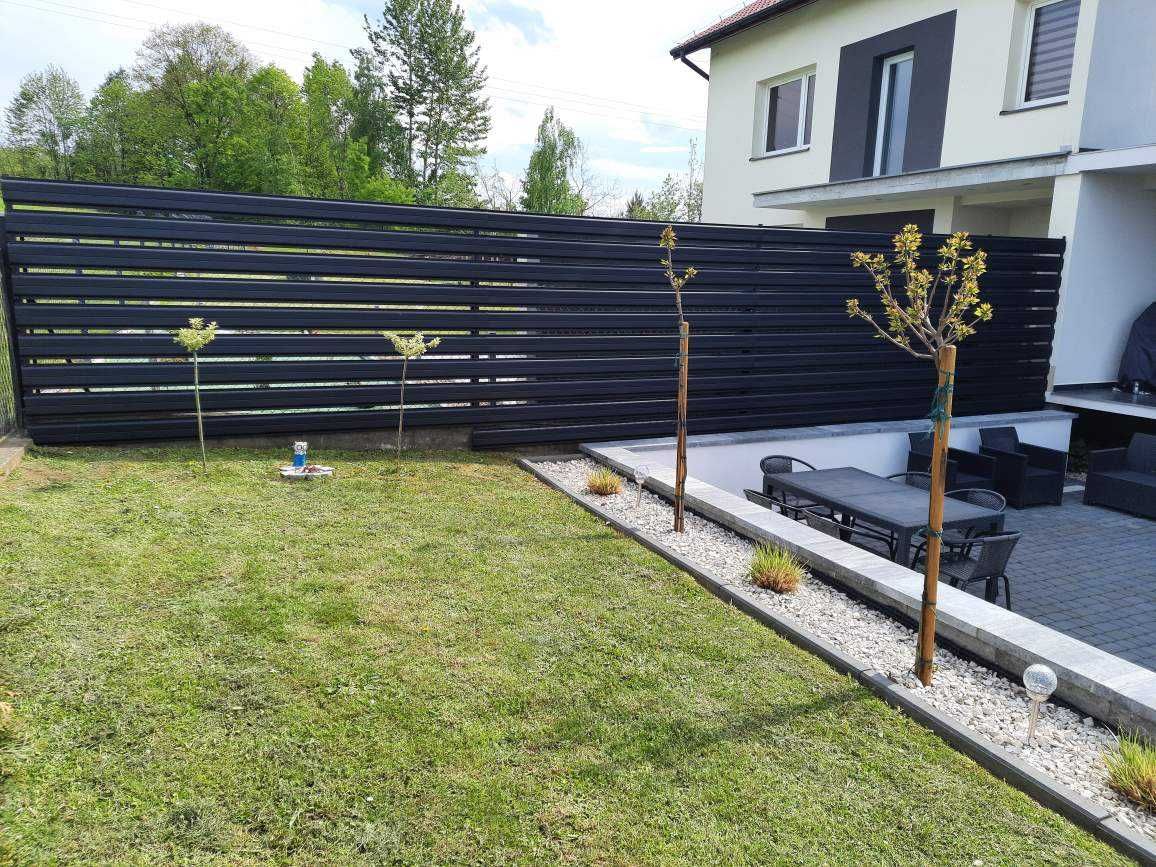 Panel Metalowy Ogrodzeniowy Sztachetka 17.5cm szer. Balustrady Bramy