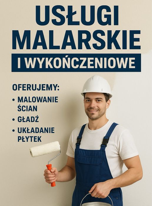 Usługi malarskie remontowe malarz firma