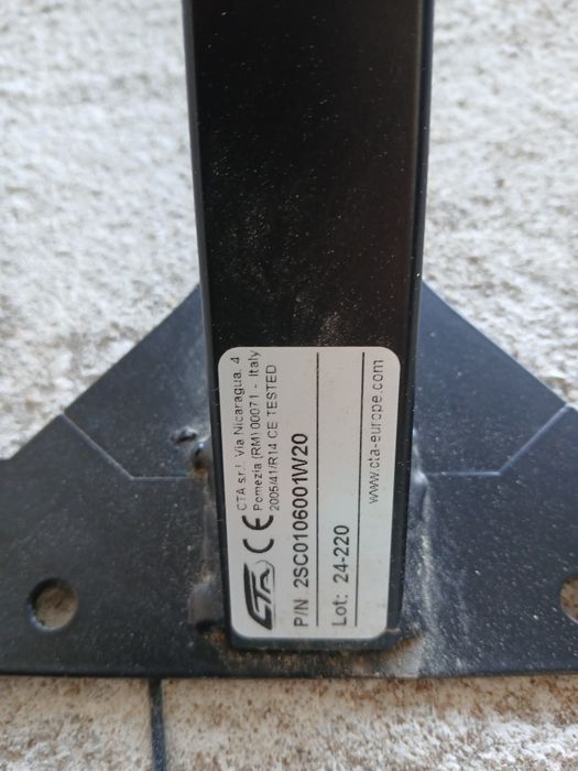 Estribo de banco duplo para campervan