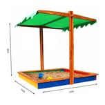 Детская песочница SportBaby Песочница - 24 розмір 145х145х140 см