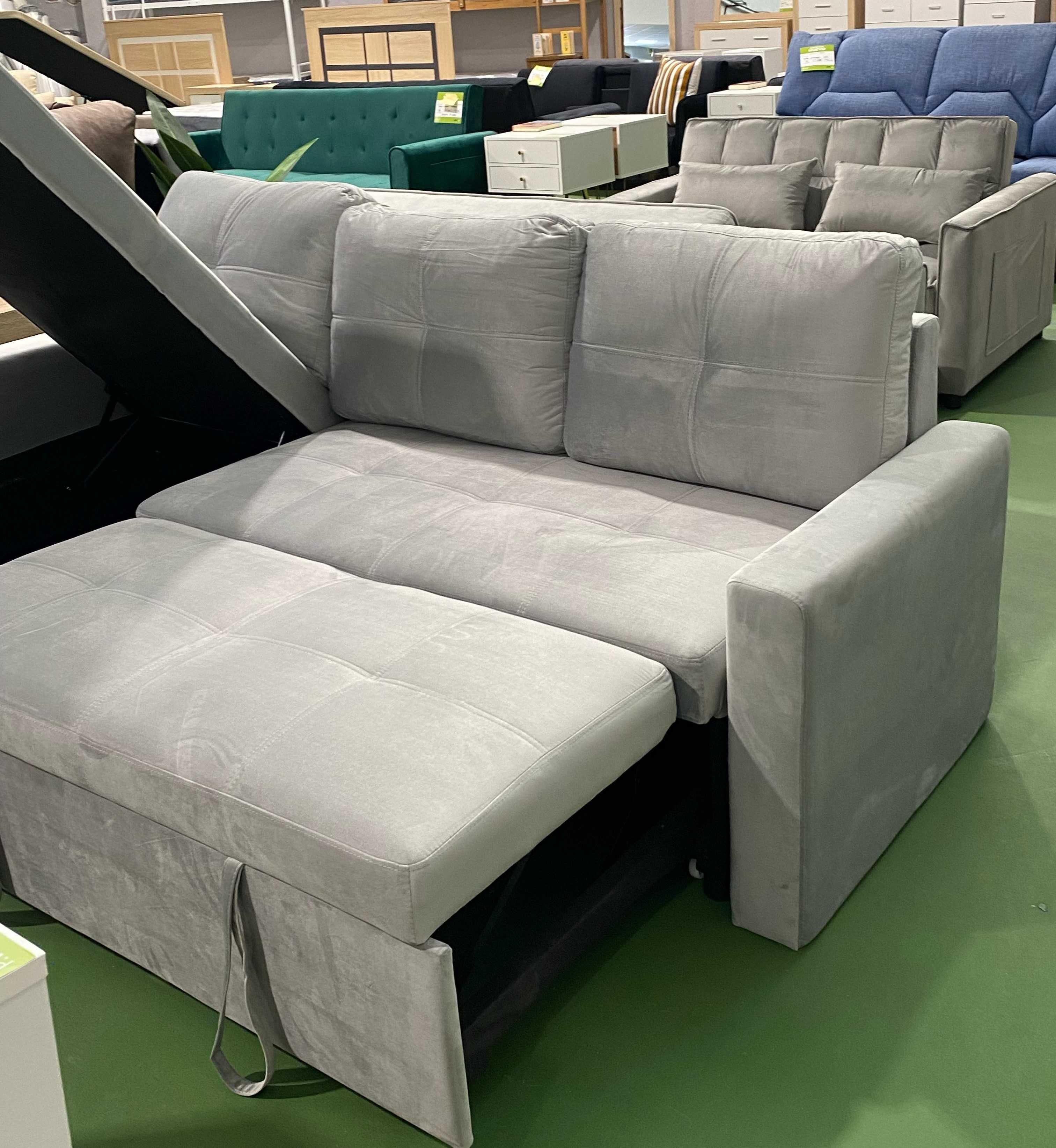 Sofá cama cinza chaiselongue - entrega gratuita!! SÓ 370€