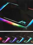 ACGAM P09 RGB освітлення Жорсткий ігровий Килимок для миші з USB