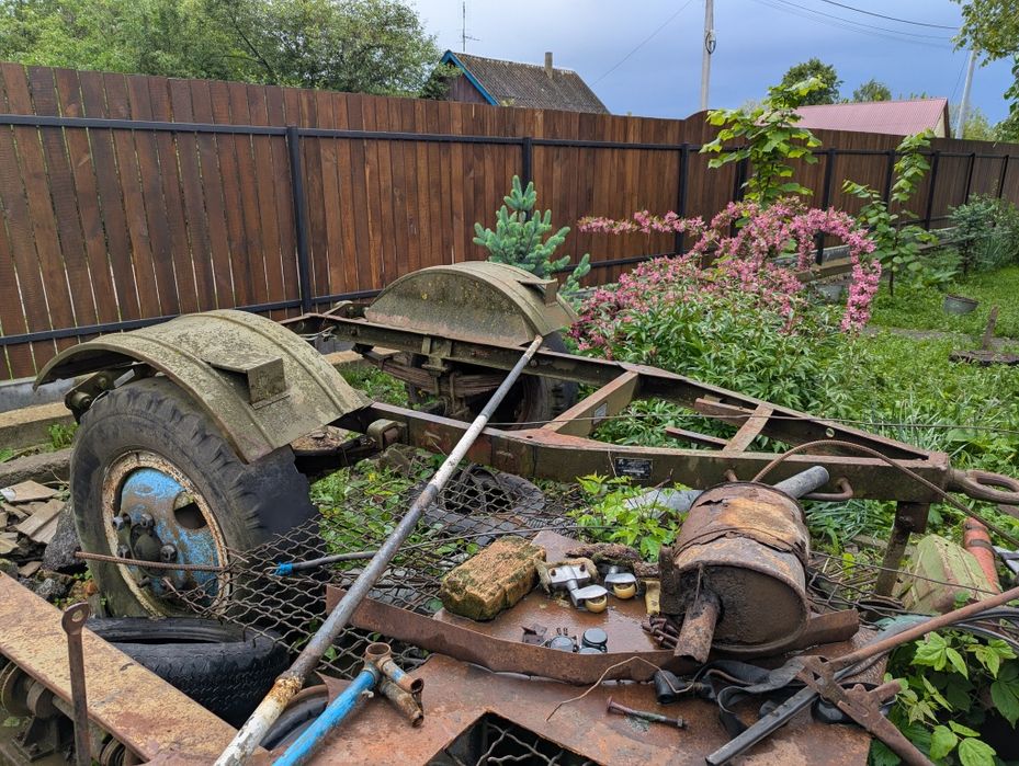 Шасі одновісне ТАПЗ-755 для причіпа