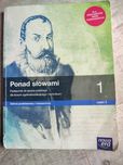 Podręcznik do języka polskiego ,,Ponad słowami " dla klas 1