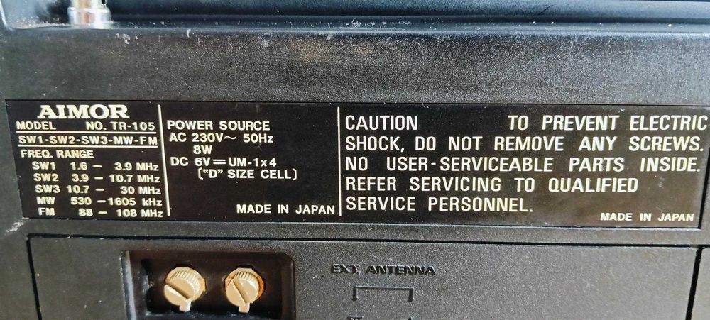 Radio Escuta Aimor TR-105