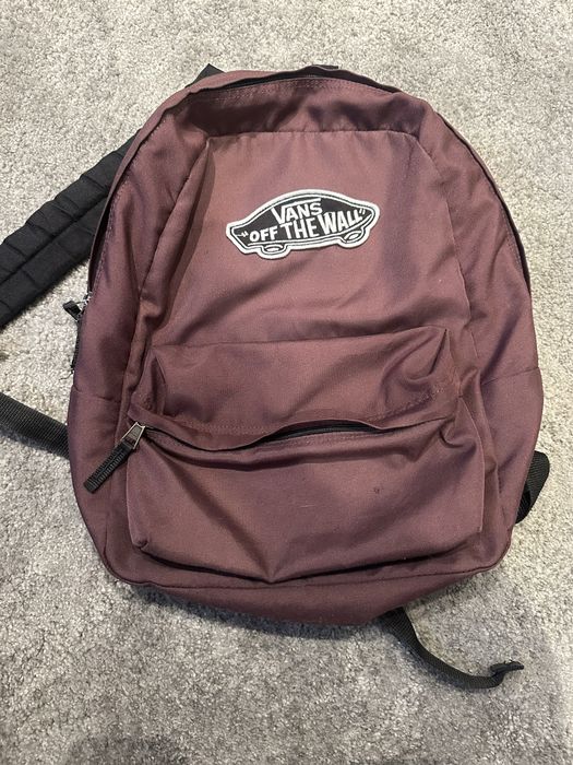 Plecak szkolny burgundowy Vans