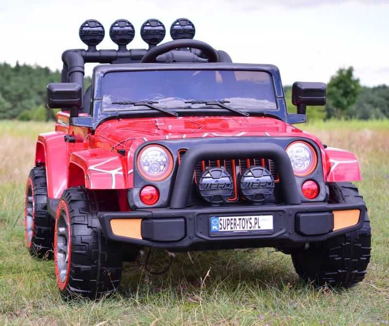 Auto samochód pojazd na akumulator JEEP FULLTIME 4x4 funkcja bujania