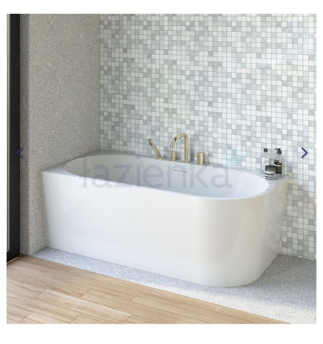 Oltens Hulda wanna narożna 170x80 biala