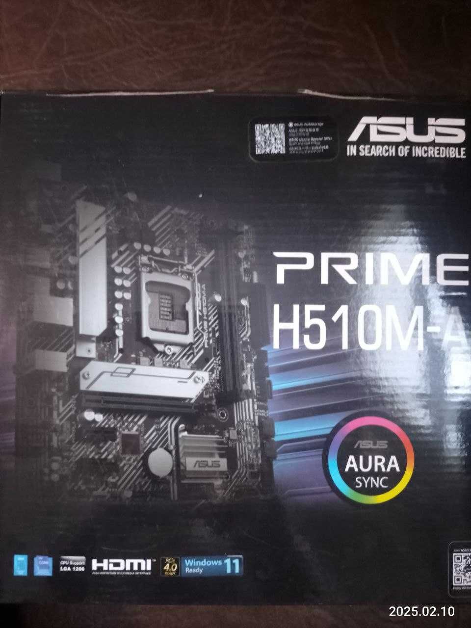 Материнська плата Asus Prime H510M-A
