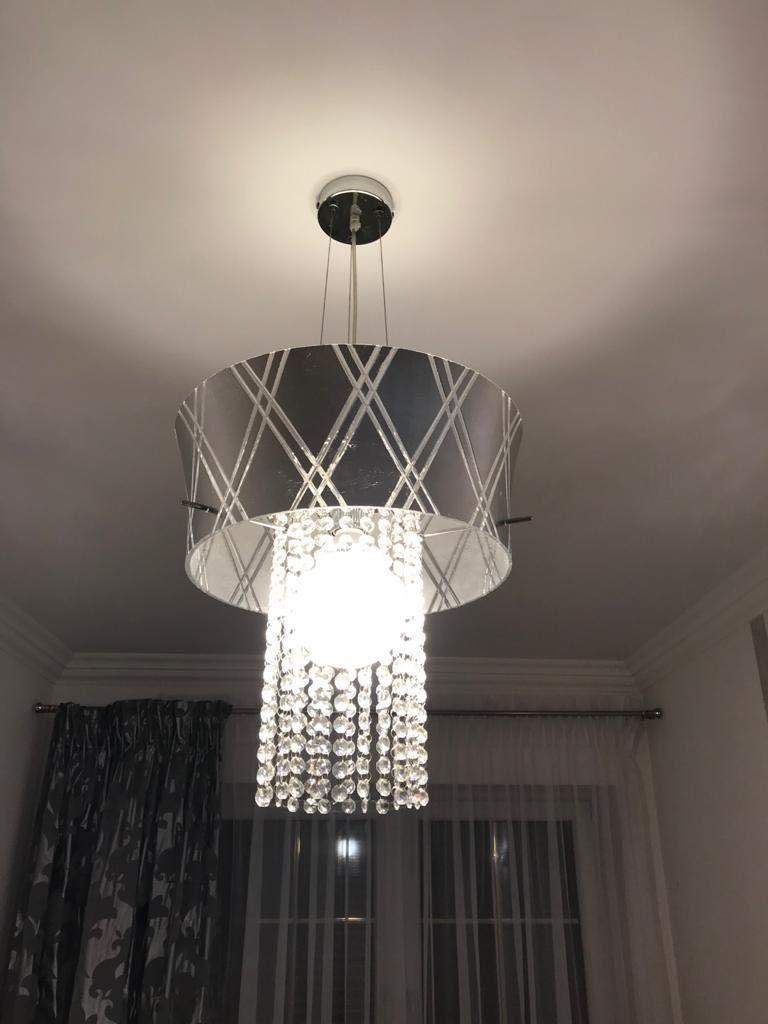 Lampa wisząca do sypialni lub salonu plus 2 kinkiety
