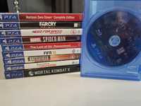 Paczka gier PS4 (The Last of Us, Spiderman, Horizon, NFS, Far Cry, GoW