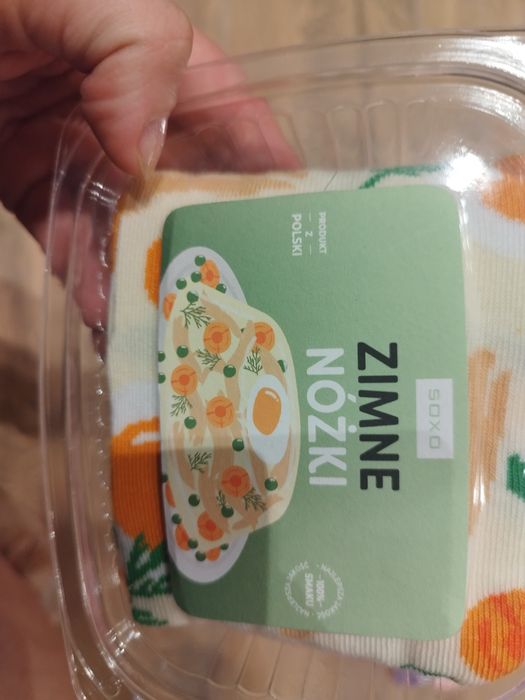 Skarpetki śmieszne opakowanie prezent