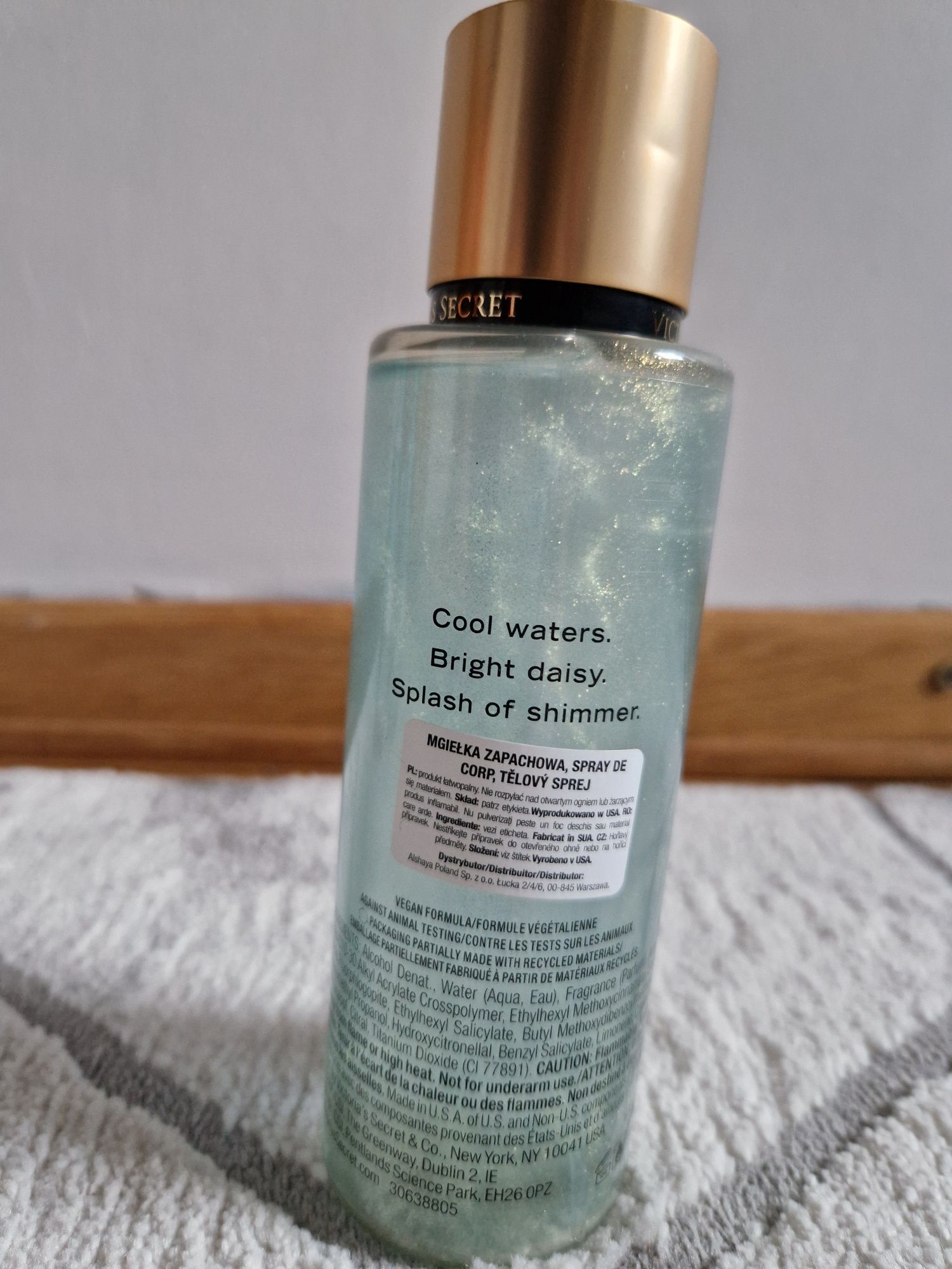 NOWA ORGINALNA mgiełka do ciała Victoria's Secret VS Aqua Kiss Shimmer