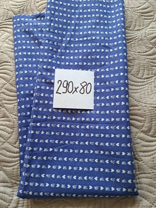 Vintage kupon materiały tkaniny PRL bawełna krawieckie szycie