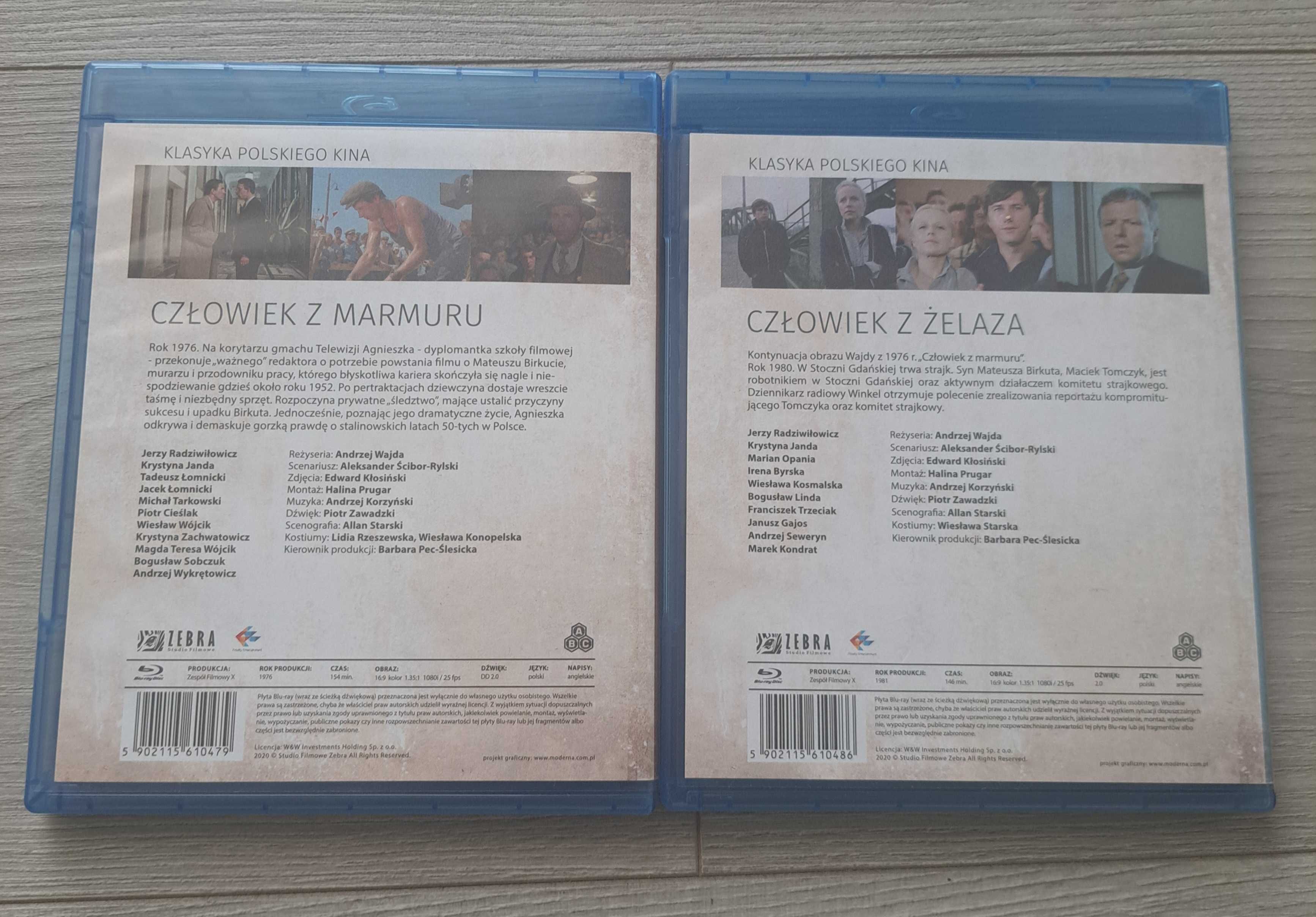 Człowiek Z Marmuru i Człowiek Ż Żelaza - Blu-Ray