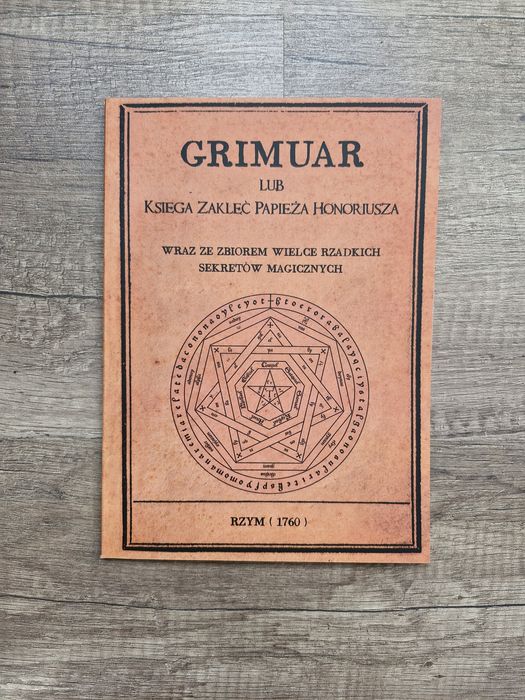 Grimuar Księga Zaklęć Papieża Honoriusza