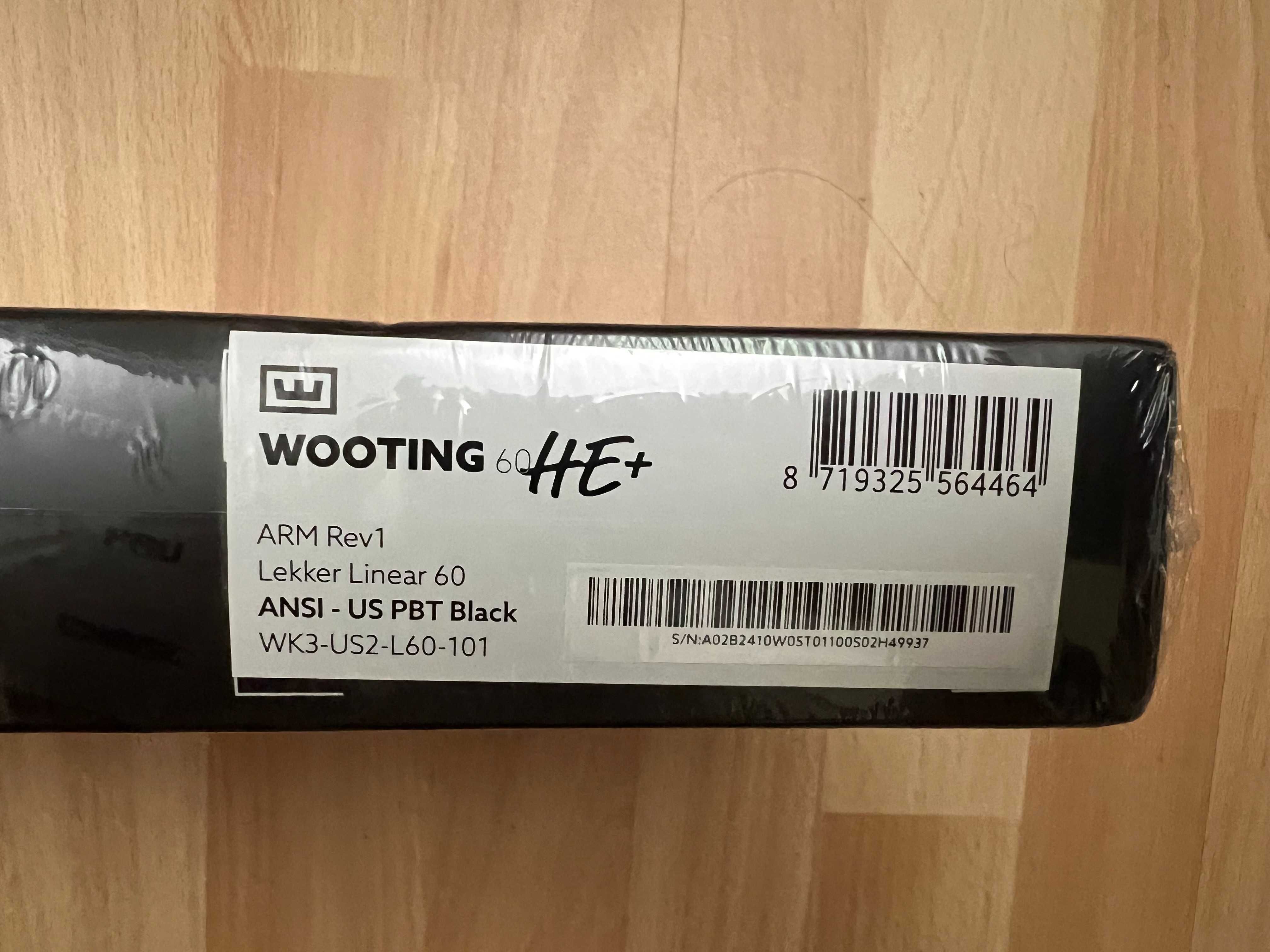 Wooting 60HE+ Новая Игровая клавиатура вутинг
