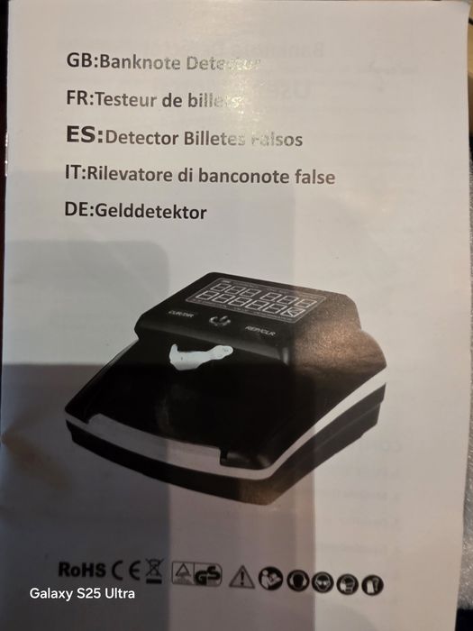Detetor notas falsas