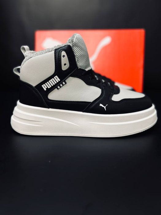 Женские кроссовки Puma Кожаные зимові кросівки пума