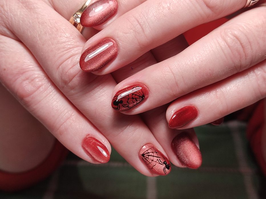 Манікюр, покриття гель лаком,  укріплення