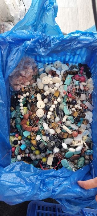 Caixa 15 kgs peças variados bijuteria