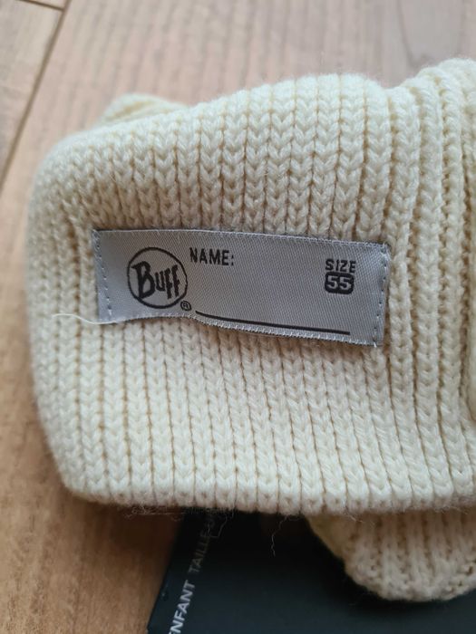 Buff czapka dziecięca ecru ciepła i wygodna beanie